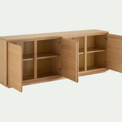Buffet De Salle À Manger|Buffet*alinea Buffet bas en bois 4 portes - naturel Bois clair