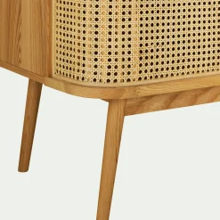 Buffet De Salle À Manger|Buffet*alinea Buffet cannage 3 portes en bois - Bois clair