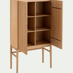 Buffet De Salle À Manger|Buffet*alinea Buffet haut plaqué chêne H155cm - Bois clair