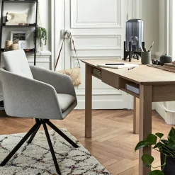 Bureau*alinea Bureau avec tiroir en bois L140cm - Bois clair