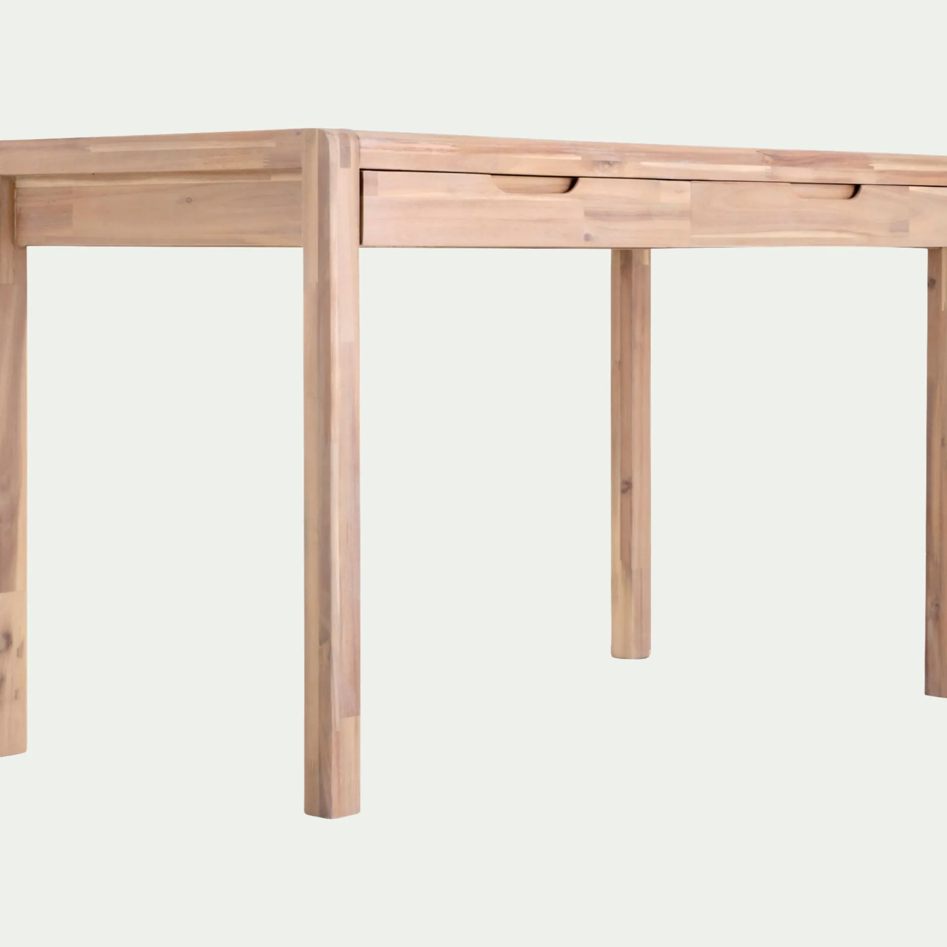 Bureau*alinea Bureau en acacia L120cm - Bois clair