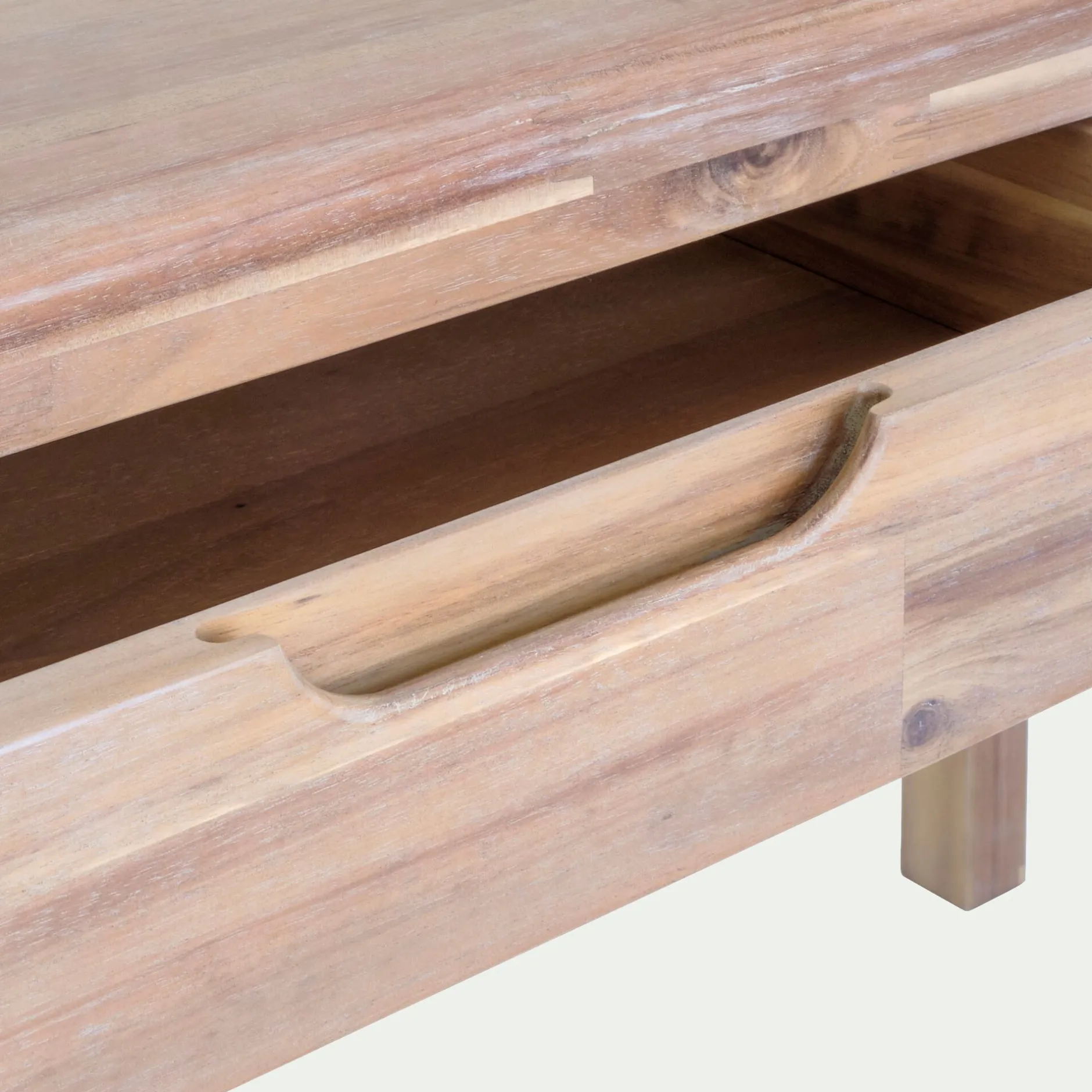 Bureau*alinea Bureau en acacia L120cm - Bois clair