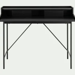 Bureau*alinea Bureau en bois L120cm - Noir