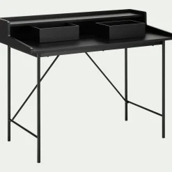 Bureau*alinea Bureau en bois L120cm - Noir