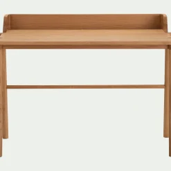 Bureau*alinea Bureau en chêne laqué L110xl53xH85cm - Bois clair