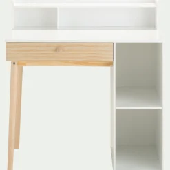 Bureau Enfant|Armoire Enfant*alinea Bureau enfant avec rangement en bois - Blanc