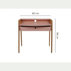 Bureau Enfant|Armoire Enfant*alinea Bureau enfant en acacia - Rose