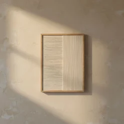 Toile, Tableau Et Affiche*alinea Cadre décoratif en corde 45x60cm - Beige