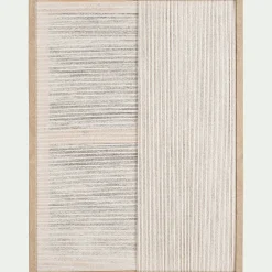 Toile, Tableau Et Affiche*alinea Cadre décoratif en corde 45x60cm - Beige