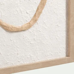 Toile, Tableau Et Affiche*alinea Cadre décoratif en papier travaillé motif contemporain 45x60cm - Beige