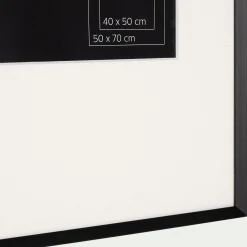 Cadre Photo*alinea Cadre en aluminium 50x70cm - Noir