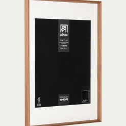 Cadre Photo*alinea Cadre en bois de noyer 50x70cm - Naturel