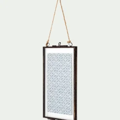 Cadre Photo*alinea Cadre en fer effet rouillé 14x19,5cm - Noir