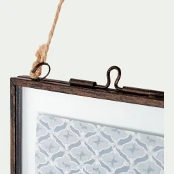 Cadre Photo*alinea Cadre en fer effet rouillé 14x19,5cm - Noir