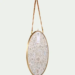 Cadre Photo*alinea Cadre ovale en laiton 21,5x27cm - Doré