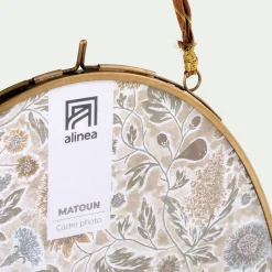 Cadre Photo*alinea Cadre ovale en laiton 21,5x27cm - Doré