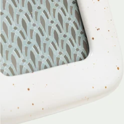 Cadre Photo*alinea Cadre photo en grès 16,5x22cm - Blanc