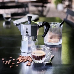 Vaisselle Petit Déjeuner|Cafetière Et Théière*alinea Cafetière italienne en métal - 130 mL Argenté