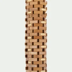 Tapis De Bain|Accessoire De Salle De Bain*alinea Caillebotis de douche en bambou 49,5x83cm - Naturel