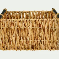 Accessoire De Salle De Bain|Panier*alinea Caisse en jonc de mer tressé H21xL36cm - Naturel