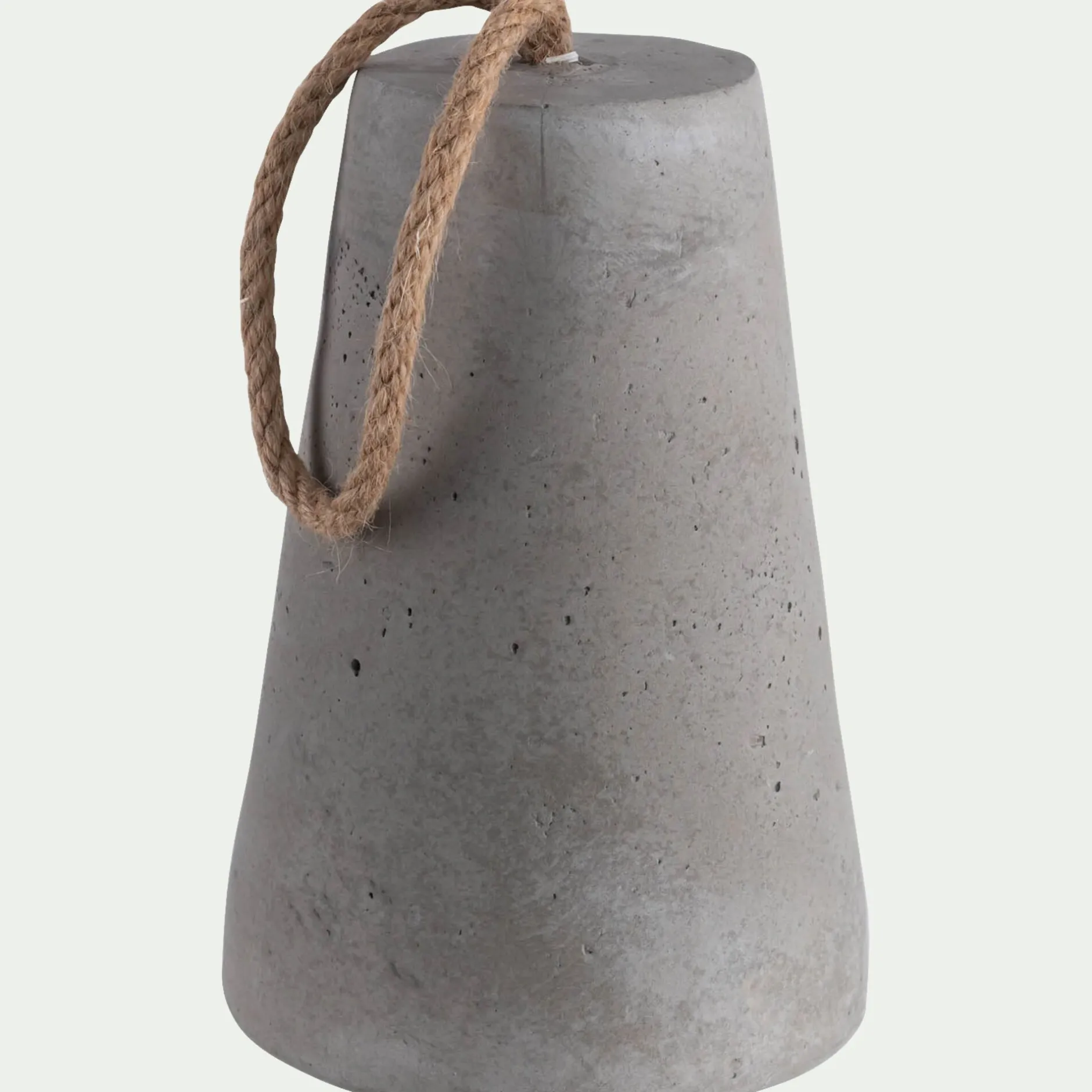 Décoration À Poser*alinea Cale porte en ciment H19cm - Gris