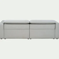 Canapé En Tissu|Canapé 3 Places*alinea Canapé 3 places 2 relax en tissu - borie Gris