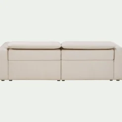 Canapé 3 Places|Canapé Relaxation*alinea Canapé 3 places 2 relax en tissu - roucas Beige