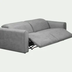Canapé 3 Places|Canapé Relaxation*alinea Canapé 3 places 2 relax en tissu - moyen Gris