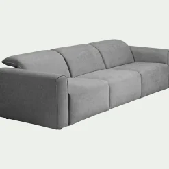 Canapé 5 Places|Canapé Relaxation*alinea Canapé 5 places 2 relax en tissu - moyen Gris