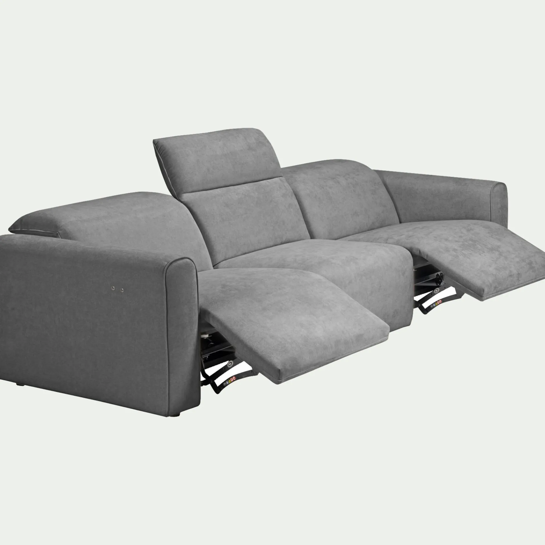 Canapé 5 Places|Canapé Relaxation*alinea Canapé 5 places 2 relax en tissu - moyen Gris