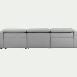 Canapé En Tissu|Canapé 5 Places*alinea Canapé 5 places 2 relax en tissu - borie Gris