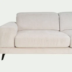 Canapé 4 Places*alinea Canapé 4 places avance recule en tissu doux - Beige