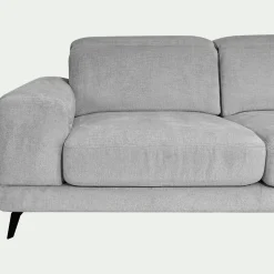 Canapé En Tissu|Canapé 3 Places*alinea Canapé 3 places avance recule en tissu doux - Gris