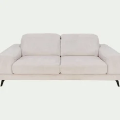 Canapé 3 Places|Canapé Droit*alinea Canapé 3 places avance recule en tissu doux - Beige