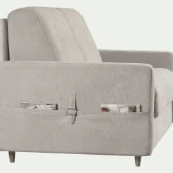 Canapé En Tissu|Canapé 4 Places*alinea Canapé 4 places convertible en tissu Sogno densité 35kg/m3 - roucas Beige