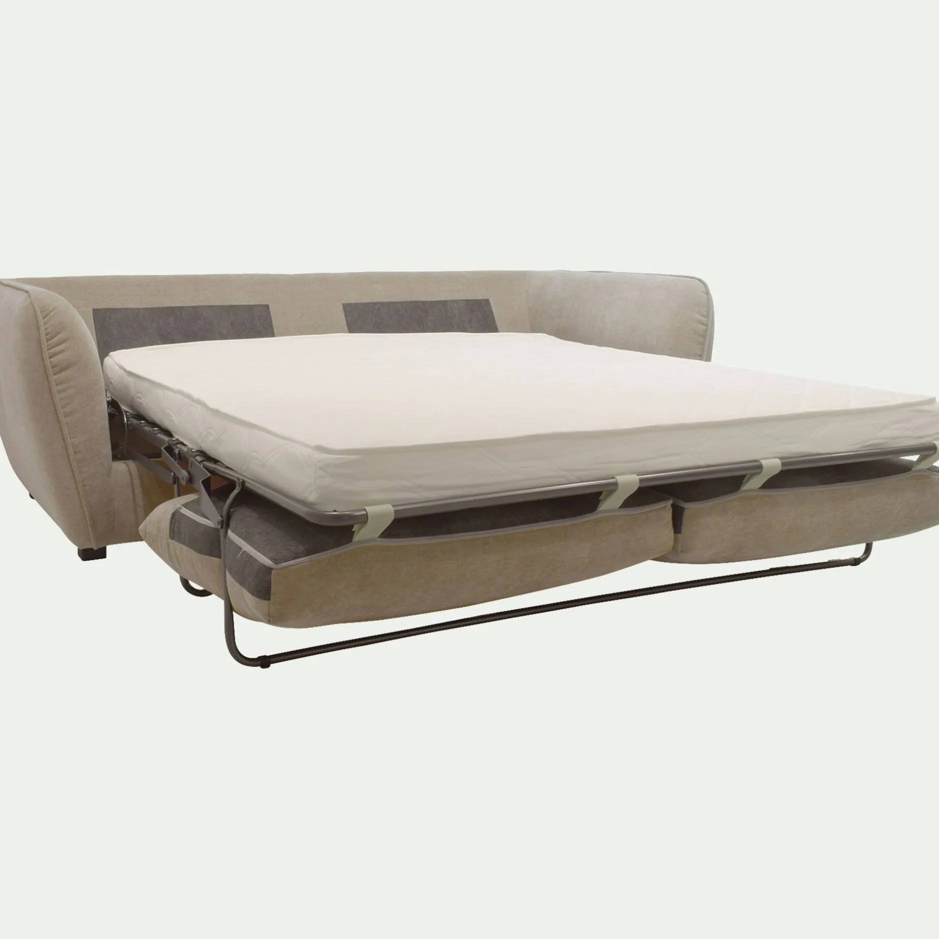 Canapé En Tissu|Canapé 4 Places*alinea Canapé 4 places convertible en tissu Nature - Beige