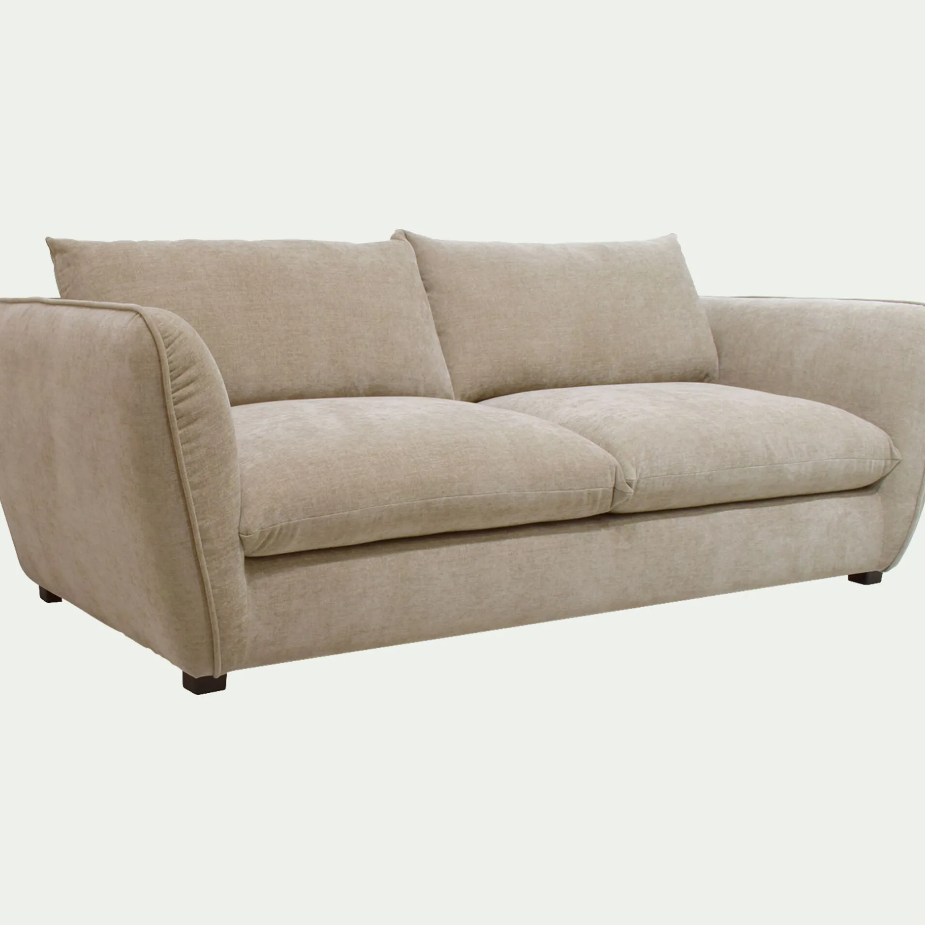 Canapé En Tissu|Canapé 4 Places*alinea Canapé 4 places convertible en tissu Nature - Beige