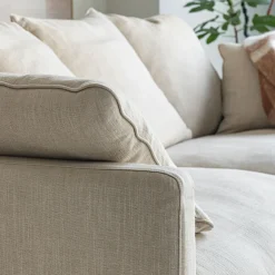 Canapé 4 Places*alinea Canapé 4 places convertible en tissu - alpilles Beige