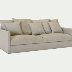 Canapé 4 Places*alinea Canapé 4 places convertible en tissu - alpilles Beige