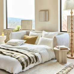 Canapé 3 Places*alinea Canapé 3 places convertible en tissu Eden - alpilles Beige