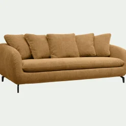 Canapé 4 Places*alinea Canapé 4 places convertible en tissu tramé - bronze Marron