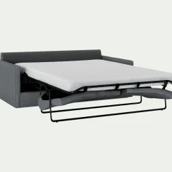 Canapé En Lin|Canapé En Tissu*alinea Canapé 3 places convertible en tissu - Gris ardoise