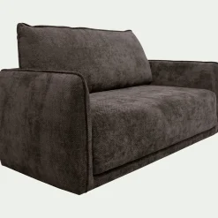 Canapé 3 Places*alinea Canapé 3 places convertible en tissu Eden - Marron