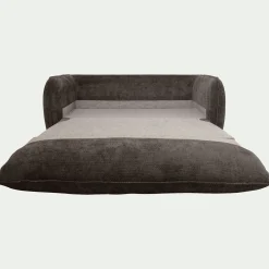 Canapé 3 Places*alinea Canapé 3 places convertible en tissu Eden - Marron