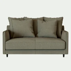 Canapé En Lin|Canapé En Tissu*alinea Canapé 2 places conible tissu mixte - cedre Vert