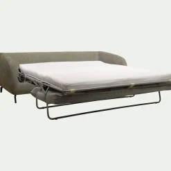 Canapé 4 Places*alinea Canapé 4 places conible en tissu doux - garrigue Vert