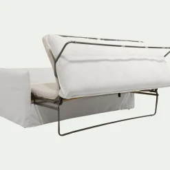 Canapé 4 Places*alinea Canapé 4 places convertible en tissu wind - écru Blanc