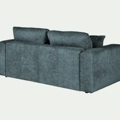 Canapé En Velours|Canapé 3 Places*alinea Canapé 3 places convertible en tissu chenille benjo - calaluna Bleu