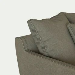 Canapé 2 Places*alinea Canapé 2 places conible matelas Bultex tissu mixte - cedre Vert