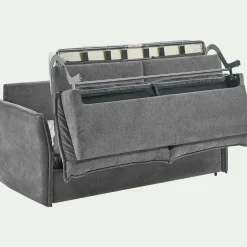Canapé 4 Places|Canapé Convertible*alinea Canapé 4 places convertible en tissu avec matelas densité 35kg/m3 - restanque Gris